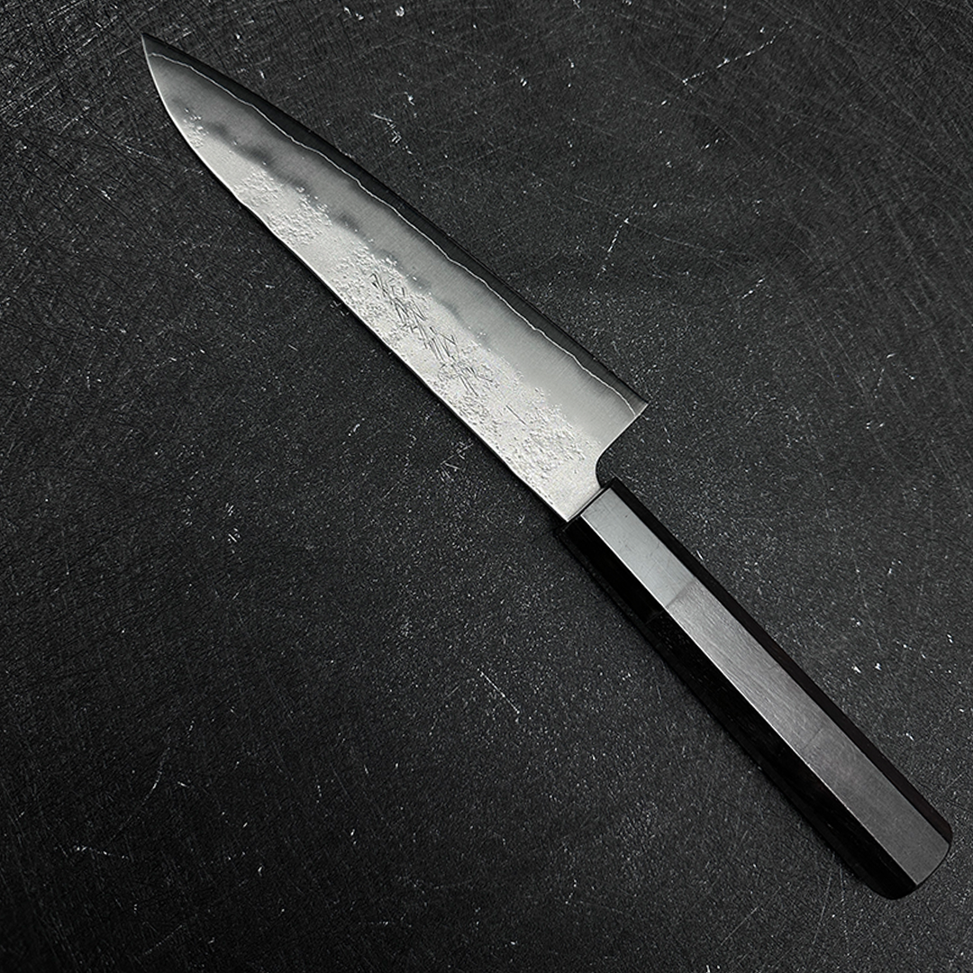 Japanese kitchen kinfe 180mm yoshihiro Ginsan steel nashiji gyuto knife