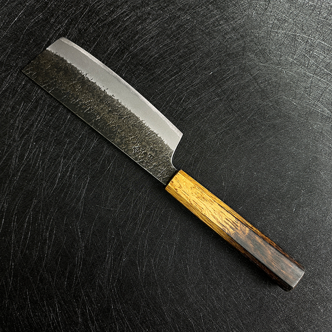 japanese nakiri 180mm sakai takayuki Homura Guren kitchen knife Blue steel #2