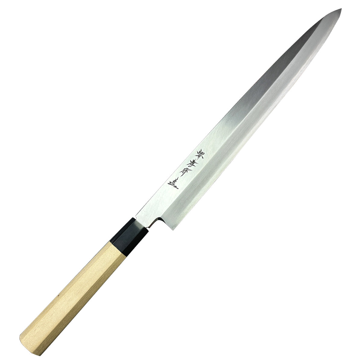 Japanese sashimi kitchen chef's knife Yanagiba knife Ginsan or Silver paper [Gingami] No.3 Stainless Steel sakai takayuki sushi knife