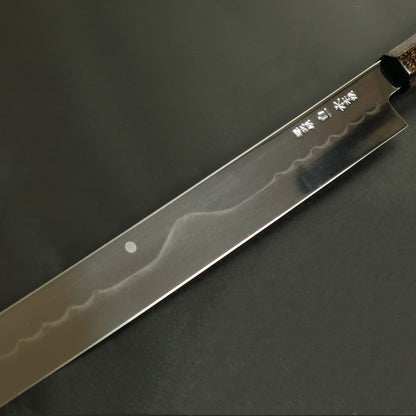 390mm honyaki Sakimaru Yanagiba  YOSHIKAZU IKEDA Sakai Forged Knife Master Craftsman honyaki Sakimaru Yanagiba