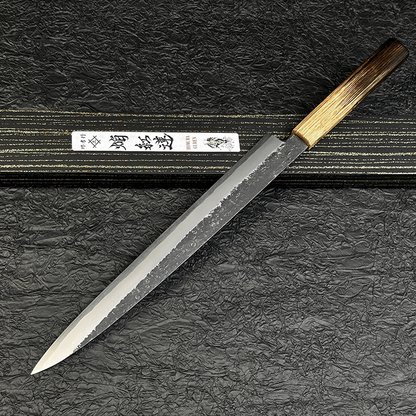 Japanese Yanagiba 300mm Sakai Takayuki Blue Steel #2 Homura Guren sashimi knife Single edged (for Right-handed persons)