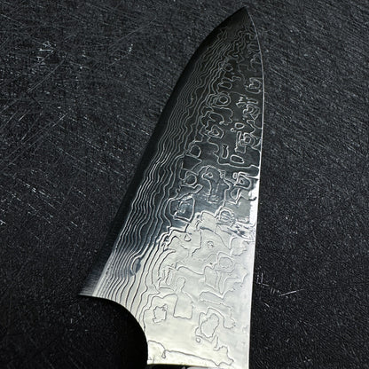 Japanese Takeshi Saji petty knife 130mm R2/SG2 powder steel Mirror damascus knife