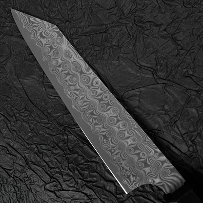 japanese kitchen knife 150mm petty knife Nigara Raindrop pattern Damascus R2 steel