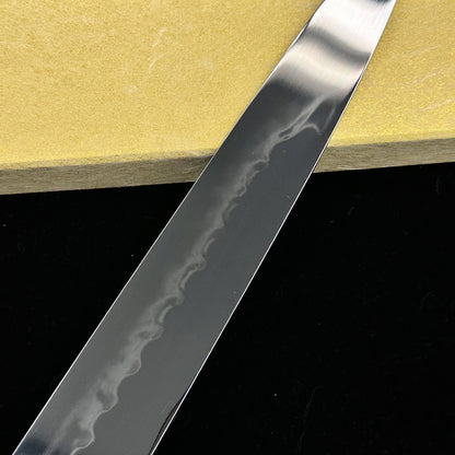 Japanese honyaki 300 yanagiba knife Yoshikazu Ikeda sashimi chef knife Mirror Polish sashi knife