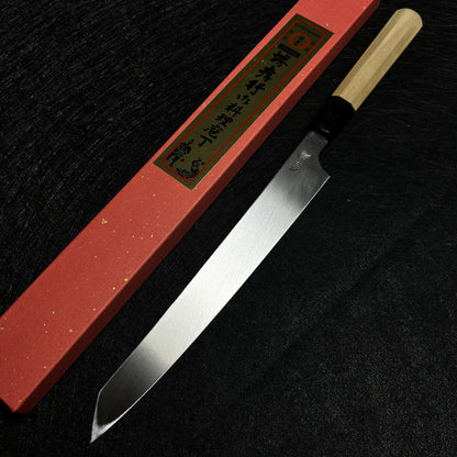 Japanese kiritsuke yanagiba 270mm sashimi chef's knife Ginsan stainless steel Single edged (for Right-handed persons)