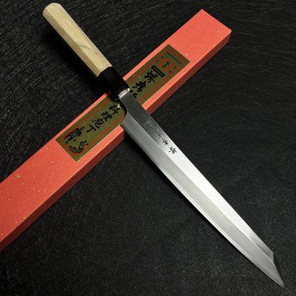 Japanese kiritsuke yanagiba 270mm sashimi chef's knife Ginsan stainless steel Single edged (for Right-handed persons)