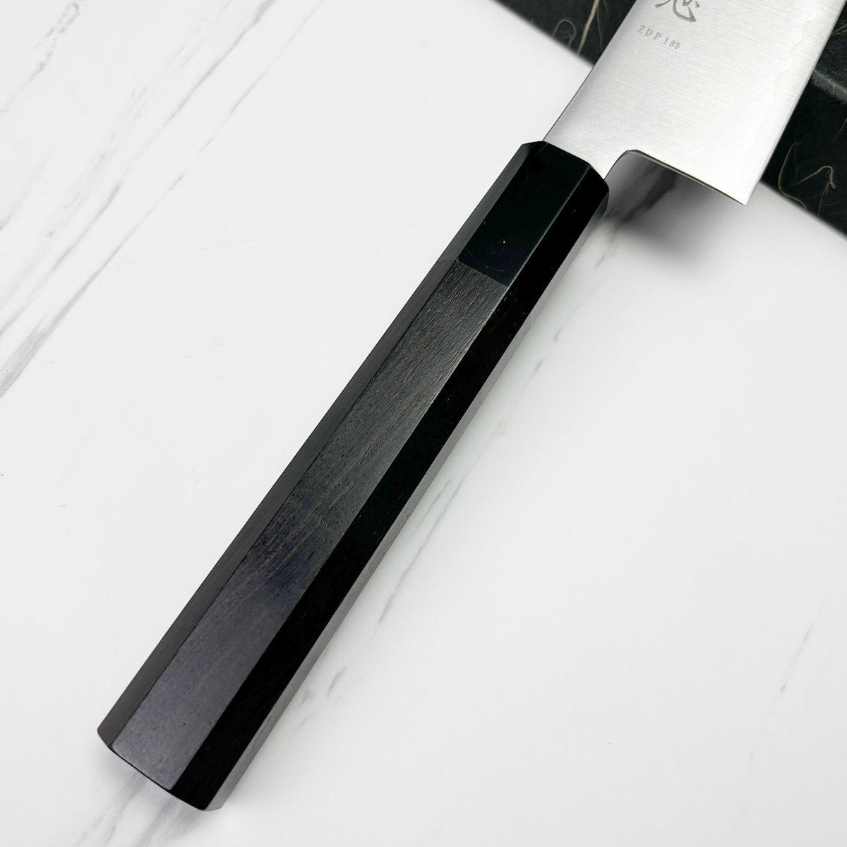 made in japan HATSUKOKORO ZDP-189  high speed powder steel chef's kitchen gyuto knife petty knife Cladded Steel Double edged black buffalo horn ferrules