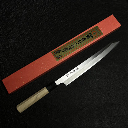 Japanese kiritsuke yanagiba 270mm sashimi chef's knife Ginsan stainless steel Single edged (for Right-handed persons)