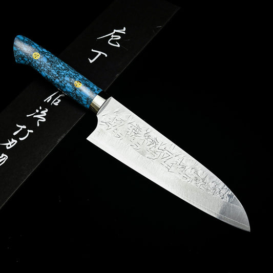 Japanese kitchen knife 180mm santoku kinfe Takeshi Saji cooking knife SRS13 powder steel sharp knife