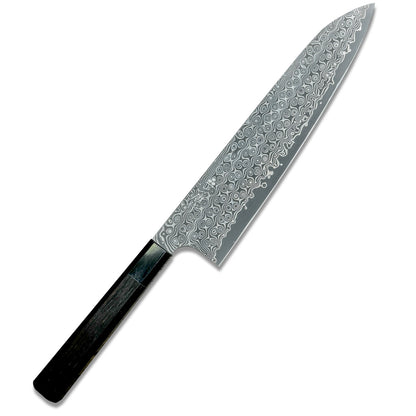 Japanese-origin Nigara  chef's knife, 240mm  Suitable for household use, it is a versatile knife for cutting vegetables and meat. Made of Damascus SG2 powdered steel, it is a multi-functional chef's knife, including a beef knife.